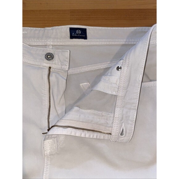 AG The Graduate Preppy Sueded Tailored Leg Men's 40x32 Natural Ivory Pants - Picture 9 of 15